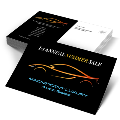 UV Coated Postcards